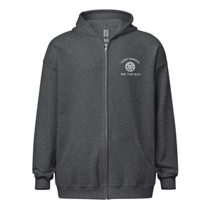 Embroidered Honey Harbour Zip Hoody