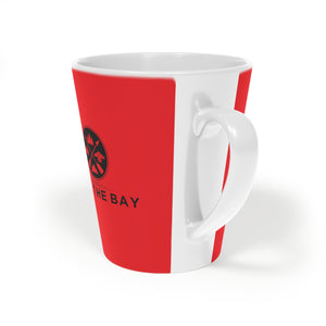 We The Bay Red Latte Mug, 12oz
