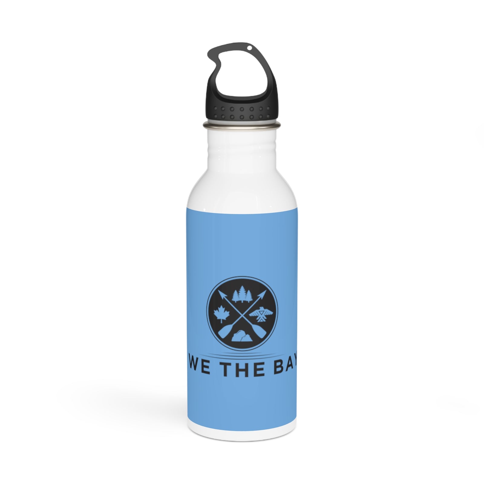 We The Bay Carolina Blue Stainless Steel Water Bottle