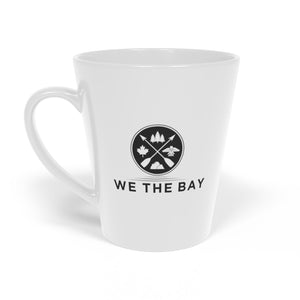 We The Bay White Latte Mug, 12oz