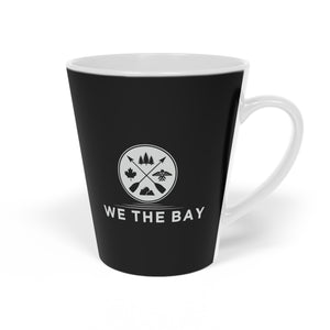 We The Bay Black Latte Mug, 12oz