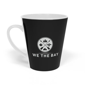 We The Bay Black Latte Mug, 12oz
