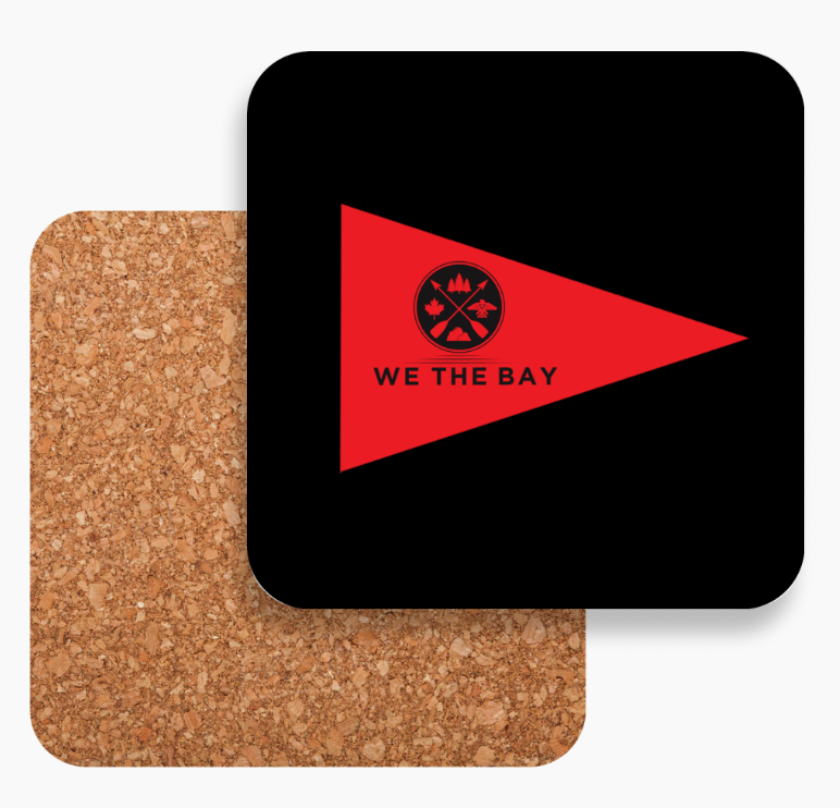 Pack of 10 Cork and HardwoodCoasters
