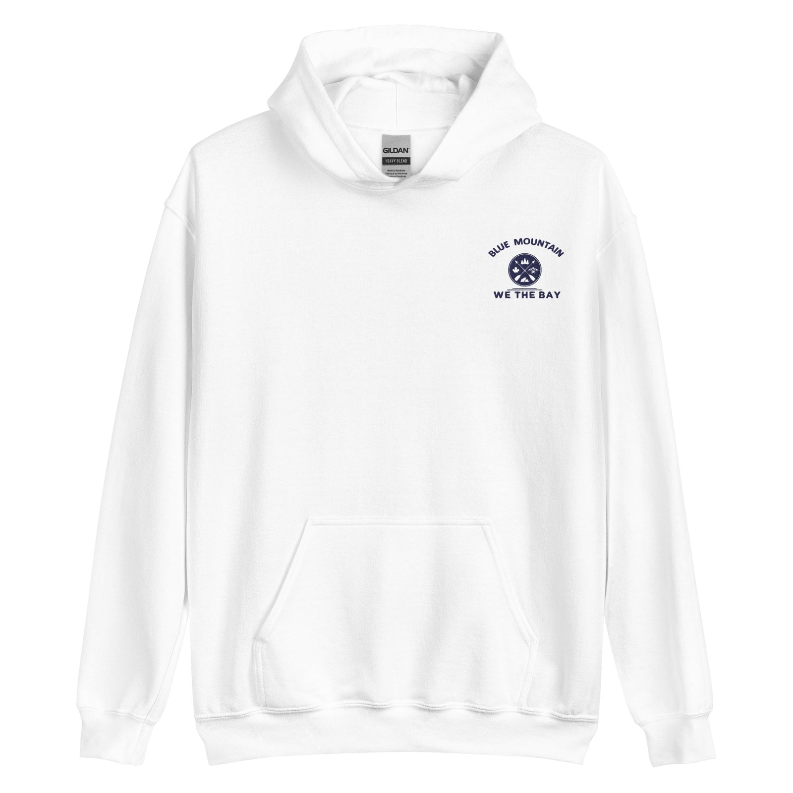 Embroidered Blue Mountain Classic Hoody