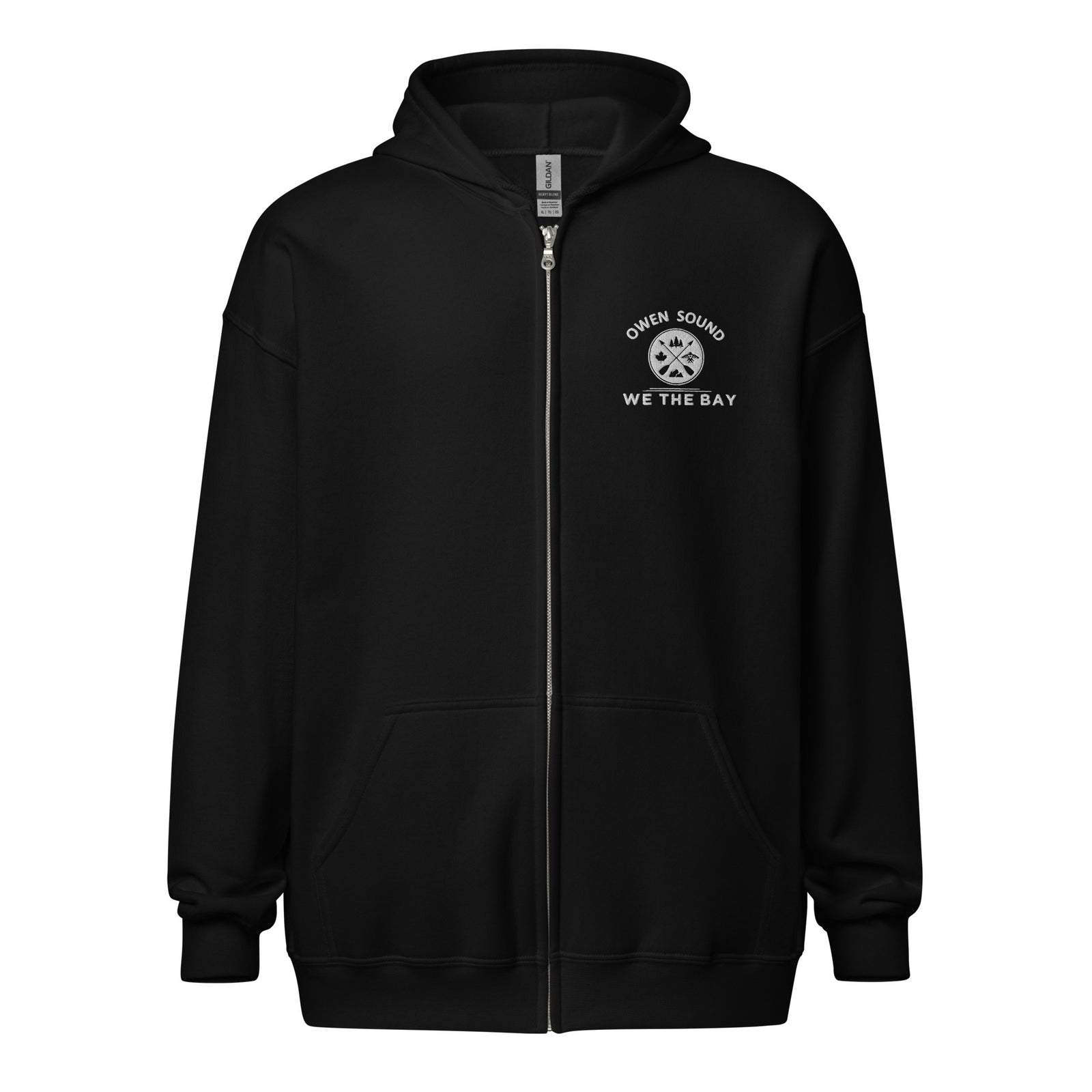 Embroidered Owen Sound Zip Hoody