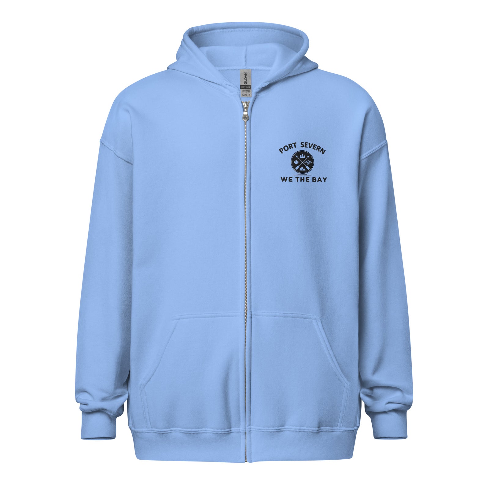 Embroidered Port Severn Zip Hoody