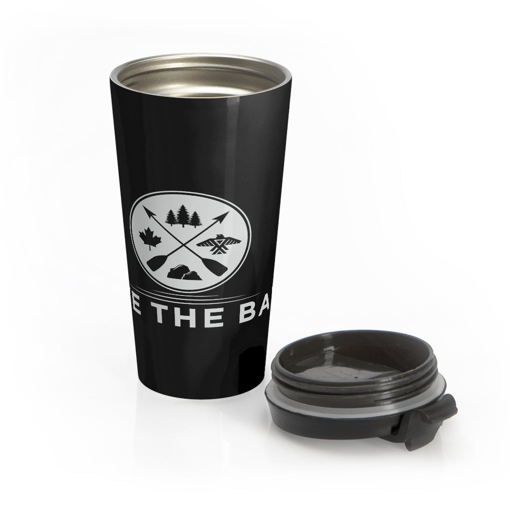 Stainless Steel Travel Mug - Black