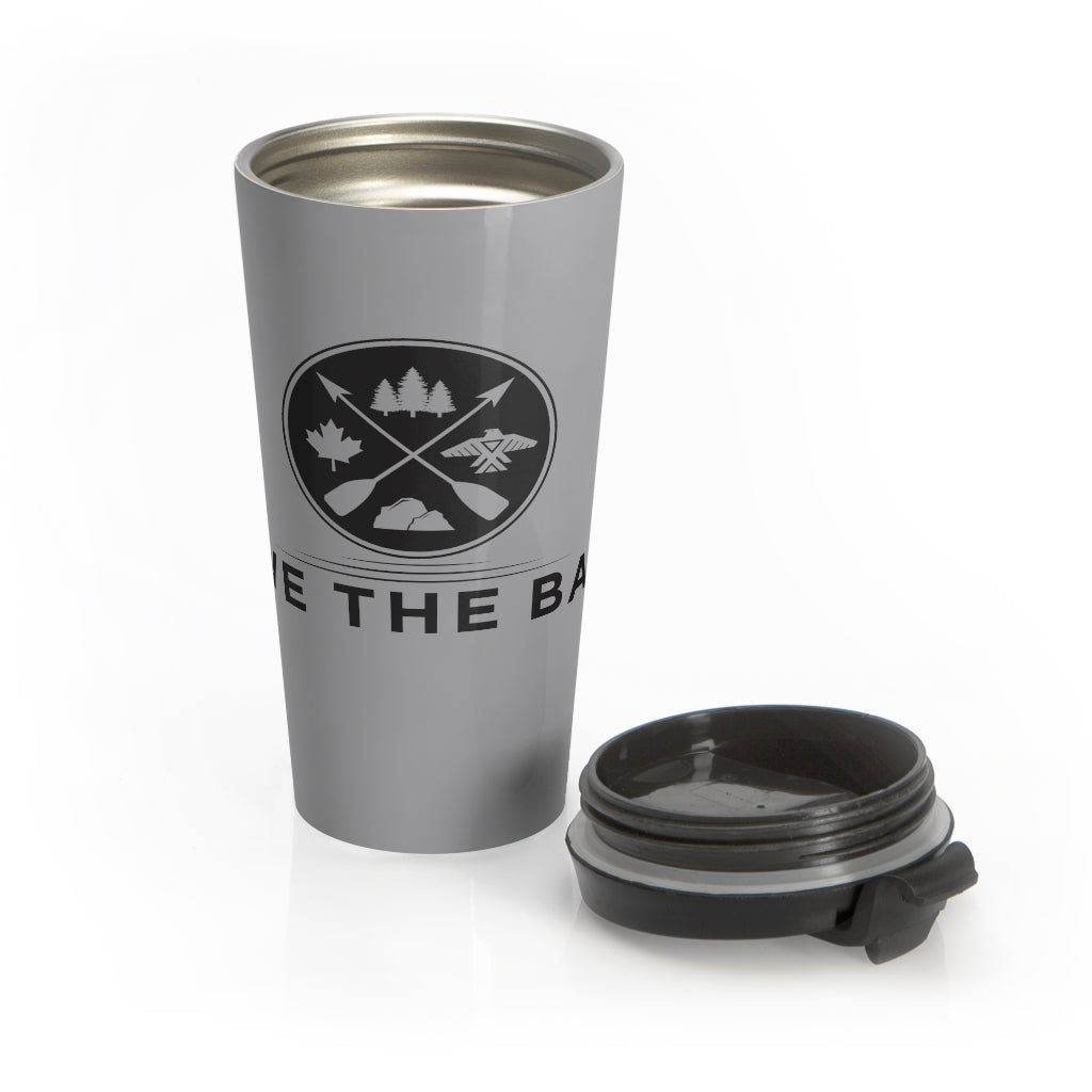 Stainless Steel Travel Mug - Grey