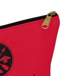 Accessory Pouch w T-bottom - Red