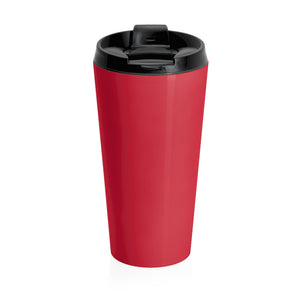 Stainless Steel Travel Mug - Red