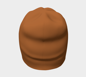 WTB Beanie - white on brown