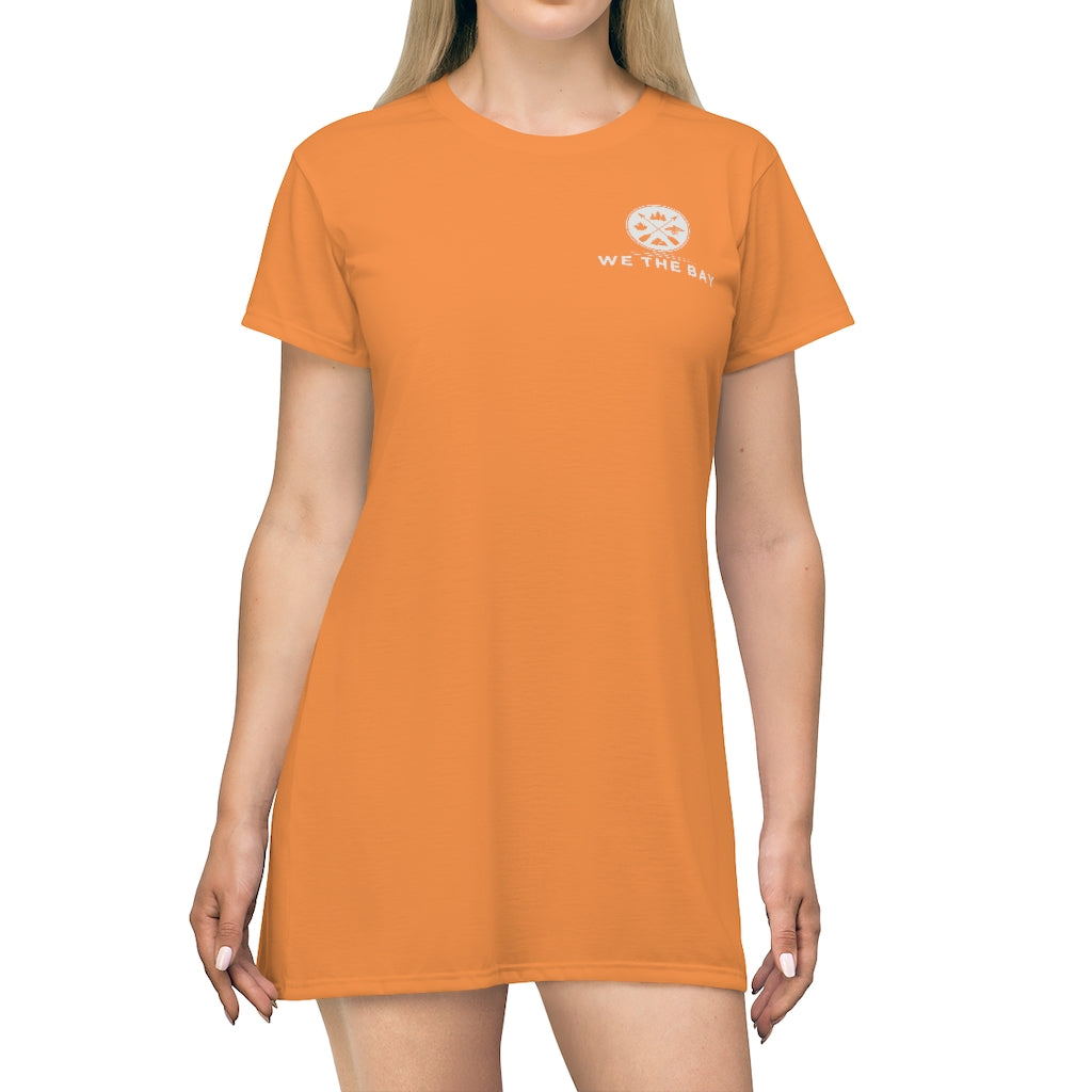 T-Shirt Dress / Cover-up - Orange