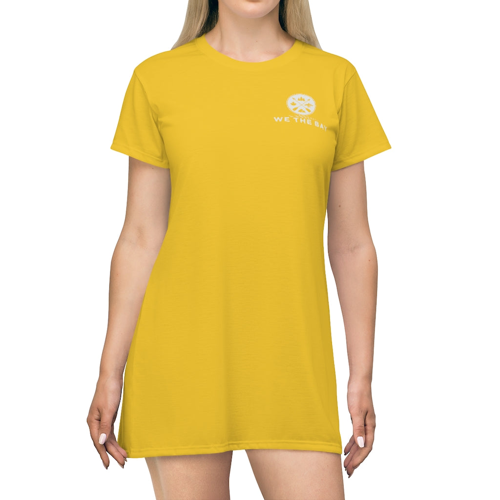T-Shirt Dress / Cover-up - Yellow