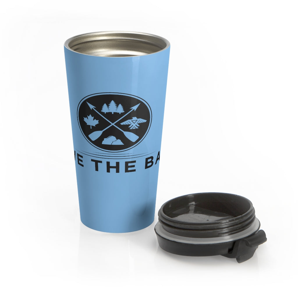 Stainless Steel Travel Mug - Blue