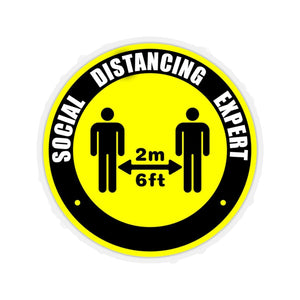 Social Distancing Expert- Kiss-Cut Stickers