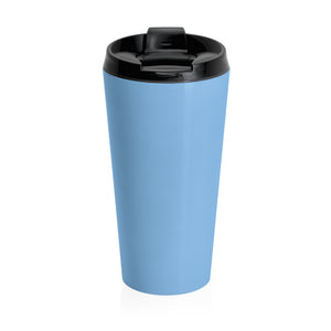 Stainless Steel Travel Mug - Blue